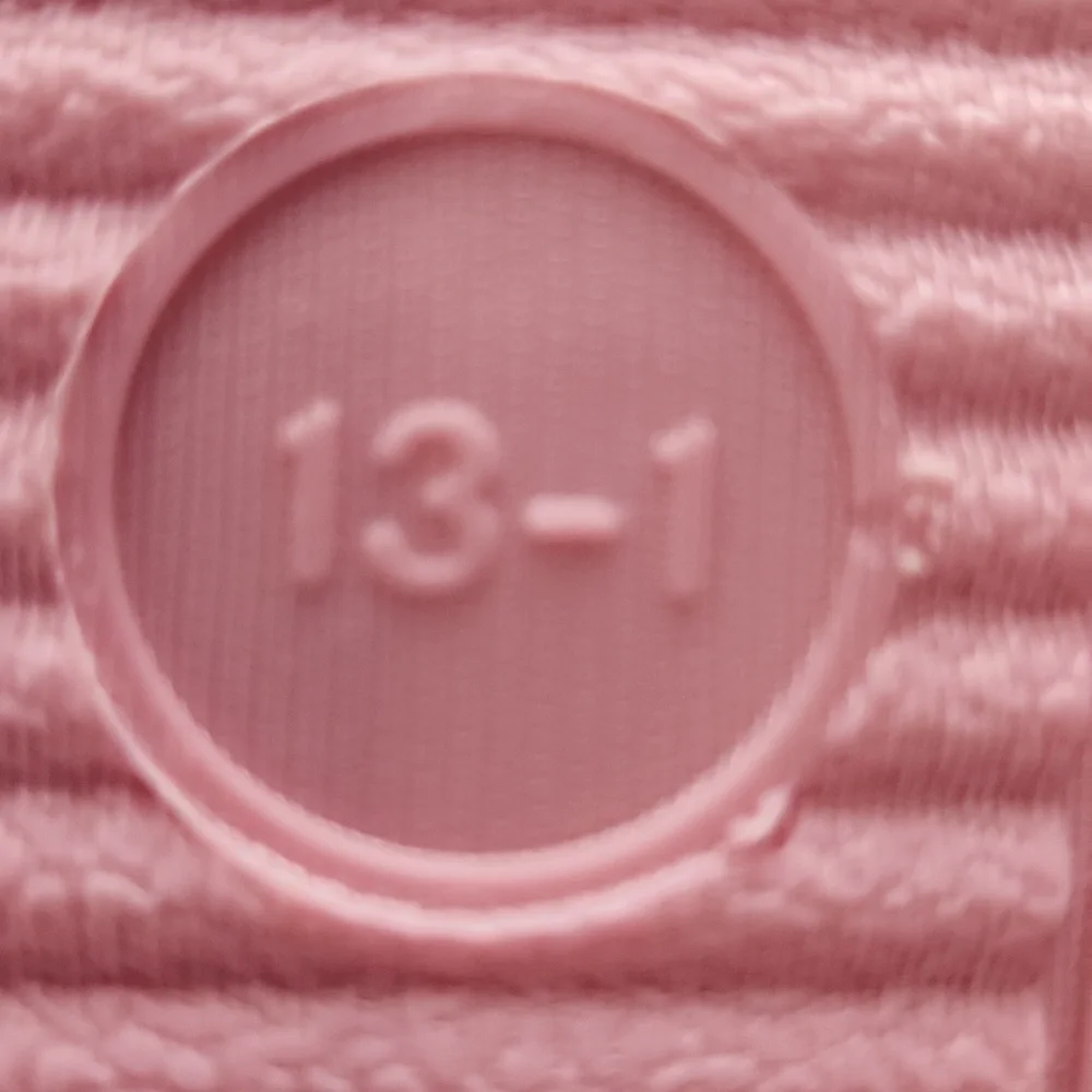 NIB Fleece Lined Kids Slippers - Pink and Blue Pastel Tie-dye Size 13-1